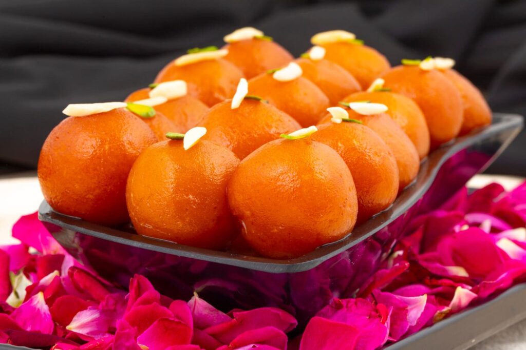 Indian dessert Gulab Jamun