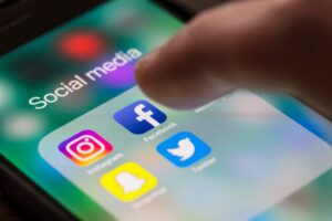Social media platforms: Instagram, Facebook, and Twitter