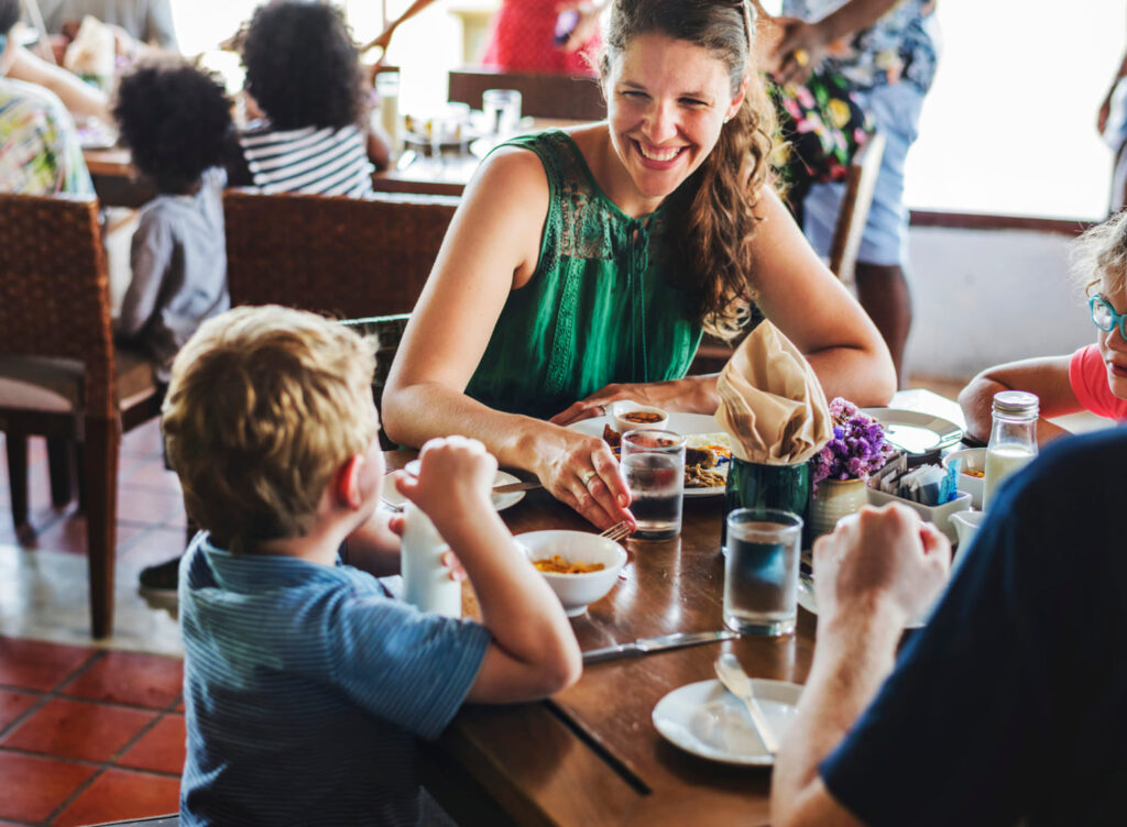 Kid-friendly restaurant
