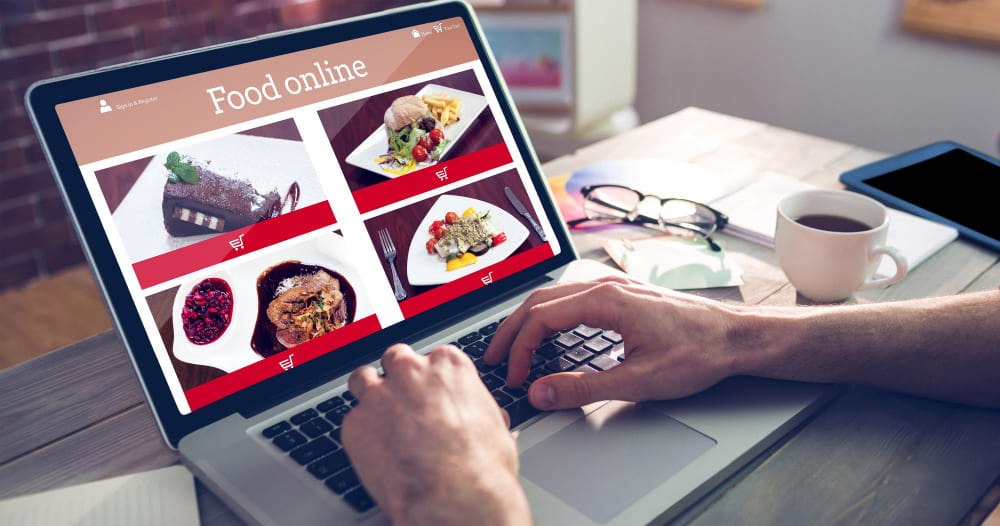 A restaurant website with affiliate