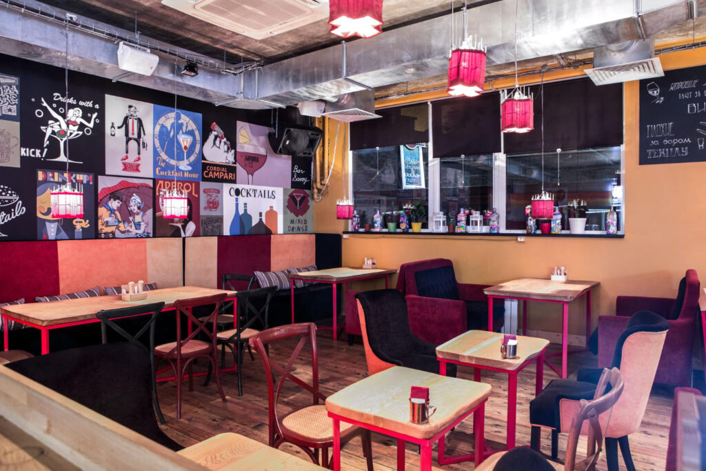 Greasy spoon interior
