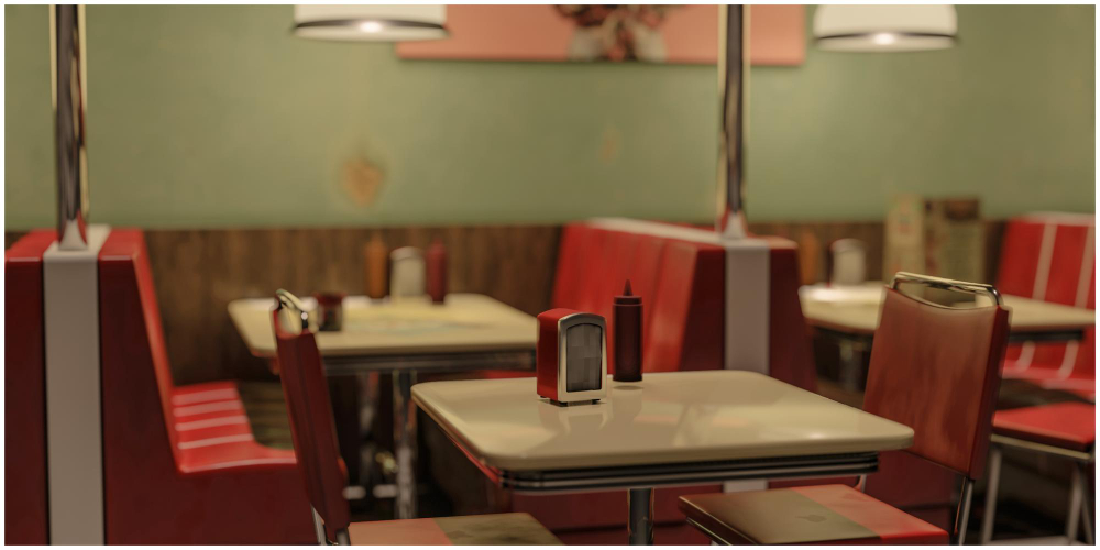 Fast casual diner space