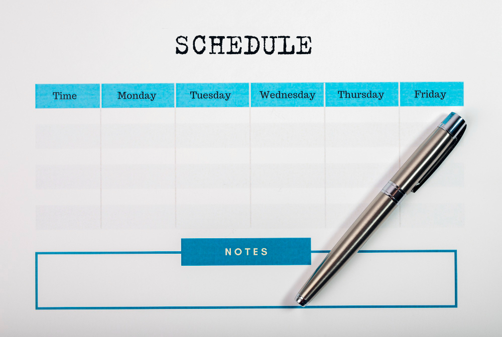 Restaurant shift schedule
