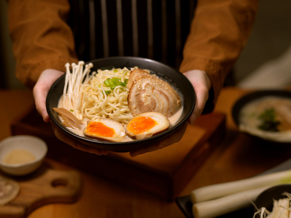 A bowl of ramen