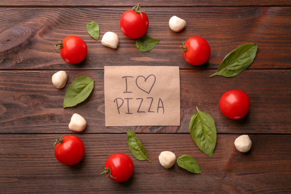I love pizza sign