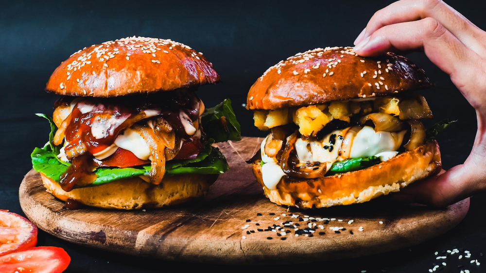 Delicious burgers