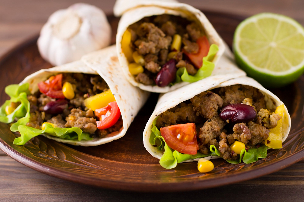 Tasty burritos