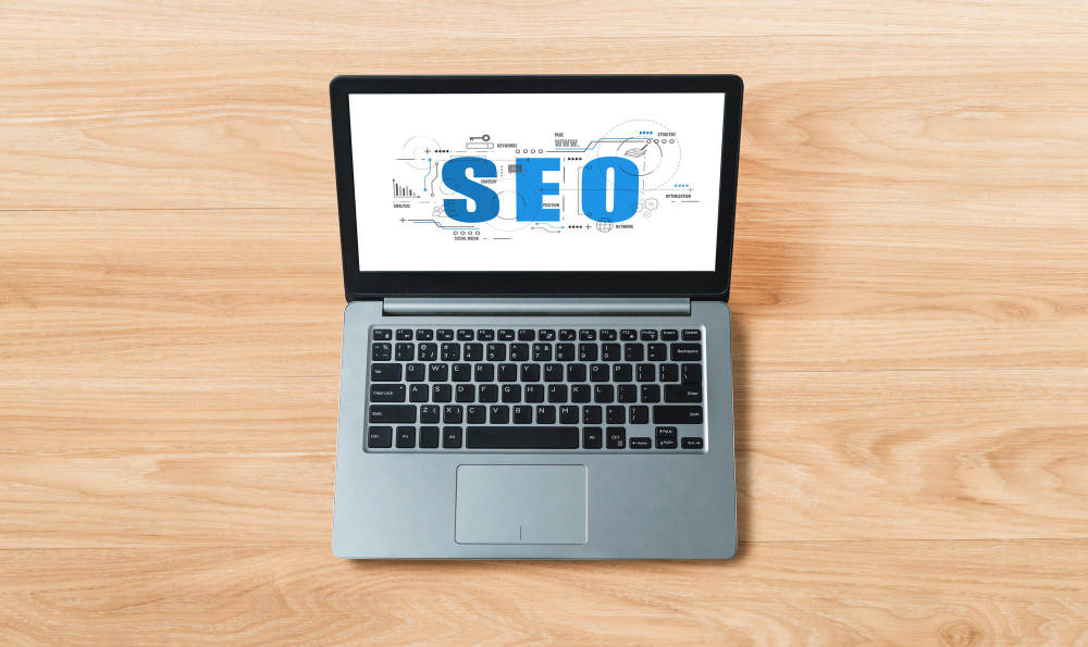 SEO text in a screen